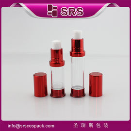China A0214B 5ml 10ml empty airless bottle , high quality travel size vacuum bottle supplier