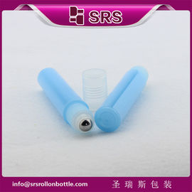 China RPP-15ml perfume bottle roll-on metal ball plastic cap supplier