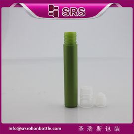 China green color 15ml plastic roll on bottle for skincare liquid supplier