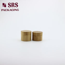 China SRS 20g luxury empty natural bamboo container with PP inner jar supplier