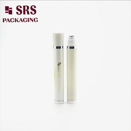 China 10ml white luxury vibrating roll on serum massage bottle empty supplier