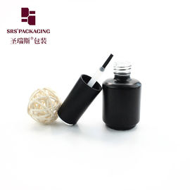 China 15ml cosmetic skin care polish oil round shape Nail Glass Bottle supplier