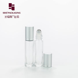 China 10ML 1/3 oz glass clear thick wall empty roller bottles essential oil supplier