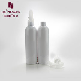 China injection white color boston round squeeze mist spray plastic bottle pet supplier