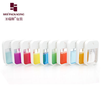 China 40ml flat empty wholesale cosmetic personal care plastic spray perfume bottle supplier