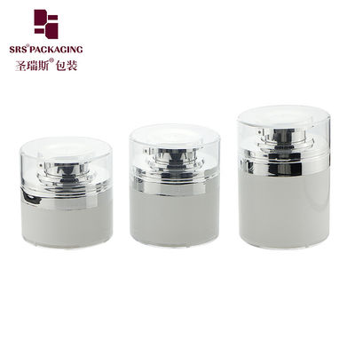China round shape custom color acrylic luxury airless eye cream bottle supplier