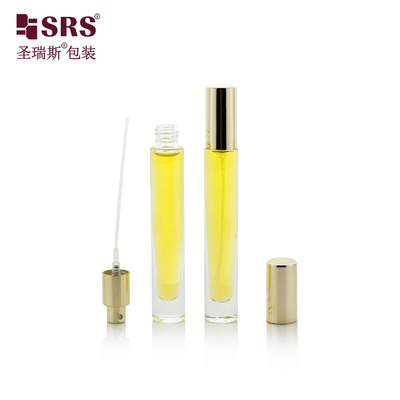 China Round Luxury Empty Cosmetic Perfume Fragrance Travel Spray Bottle 10ml supplier
