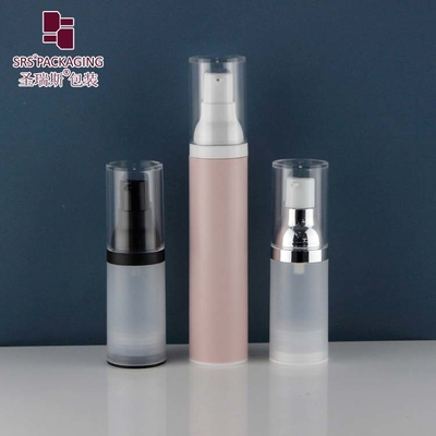 China 15ml 30ml 50ml Empty PP Plastic Translucent Recyclable Foundation Airless Plastic Pump Bottles supplier