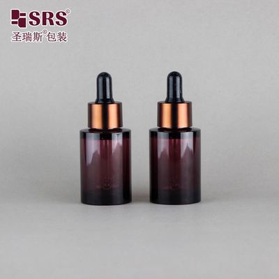 Buy Plastic Dropper Essence Serum Cosmetic Skincare Luxury PET 30ml Bottle online manufacture