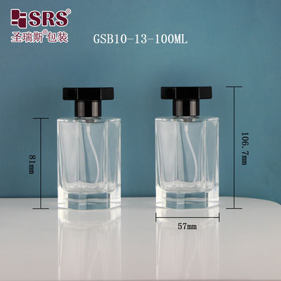 Buy Luxury Elegant Transparent Glass Fine Mist Perfume Spray Bottle 100ml online manufacture