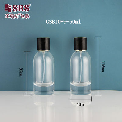 Buy Boston Shape Transparent Perfume Fragrance Empty 50ml Glass Spray Bottle online manufacture
