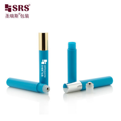 Buy Round Pen Shape PP Recycled Eye Serum Roller Bottle Plastic Roll-On With Metal Ball online manufacture