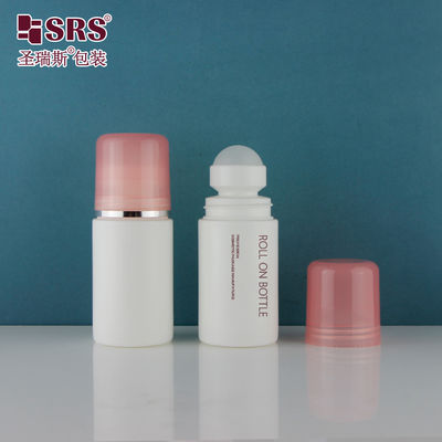 Buy 60ml 2 oz PP PCR Plastic Customization Color Recycled Roller Gel Bottle Empty Roll On Deodorant Bottles online manufacture