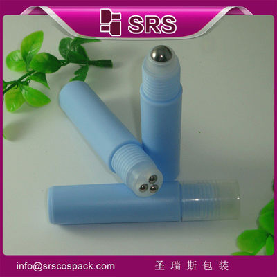 Buy Shengruisi packaging RPP-10ml plastic roll on bottle with three metal ball online manufacture