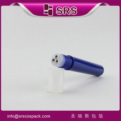 Buy Shengruisi packaging RPP-15ml plastic roll on bottle with three metal ball online manufacture