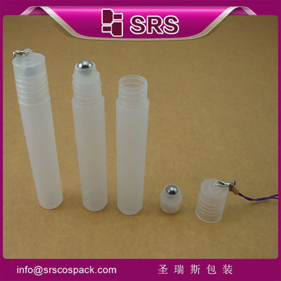 Buy SRS new product 2015 wholesale PP 8ml roll on bottle with hook for anti-acne essence use online manufacture