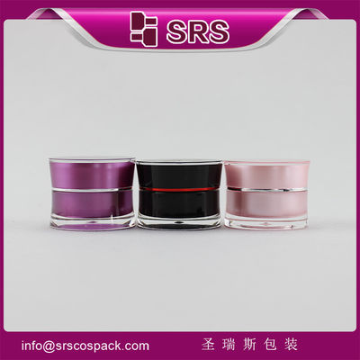 Buy J092-10g mini pocket pink and black cosmetic jars plastic online manufacture
