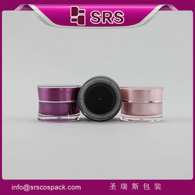 Buy pink and black J092 10g plastic jar for cosmetic online manufacture