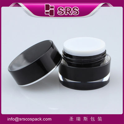 Buy J021 5g black empty mini eye liner special style jar for cosmetic online manufacture