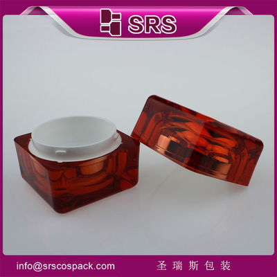 Buy shengruisi packaging J054-10ml 15ml 30ml 50ml empty acrylic cream jar online manufacture