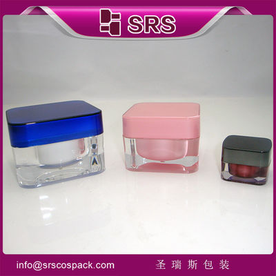 Buy Shengruisi packaging J056-5G 30G 50G square acrylic cream jar online manufacture