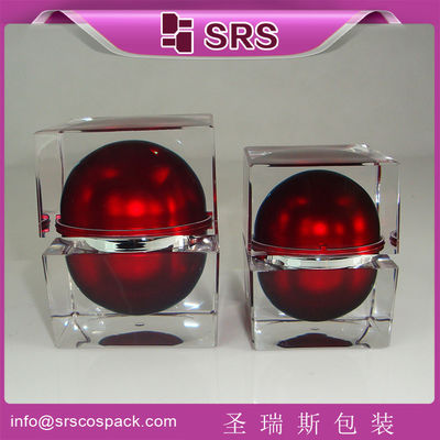 Buy Shengruisi packaging J059-30G 50G square acrylic cream jar online manufacture
