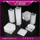SRS wholesale empty acrylic square skin care cream jar and lotion bottle with pump