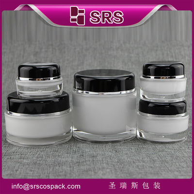 Buy different size cosmetic acrylic J020 plastic jar online manufacture