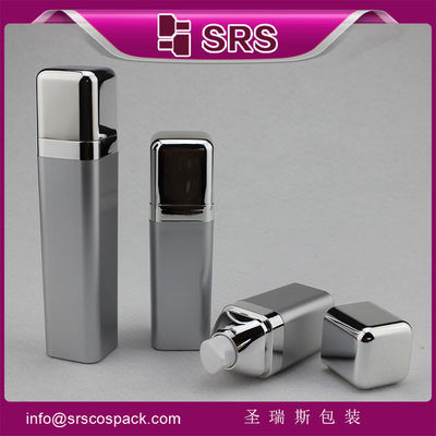 Buy silver airless bottle supplier,A056 square shape bottle online manufacture