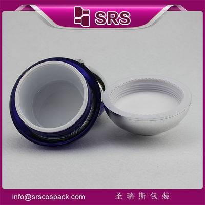 Buy unique design high quality J313 acrylic jars bottle blue online manufacture