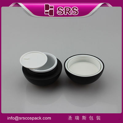 Buy J010 30g 50g high quality empty matte black ball jar online manufacture