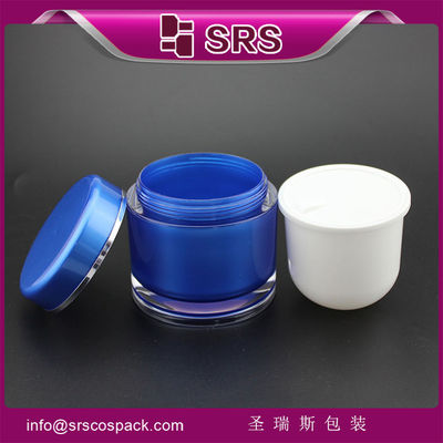 Buy J020 200g big size luxury body cream acrylic cosmetic jar online manufacture