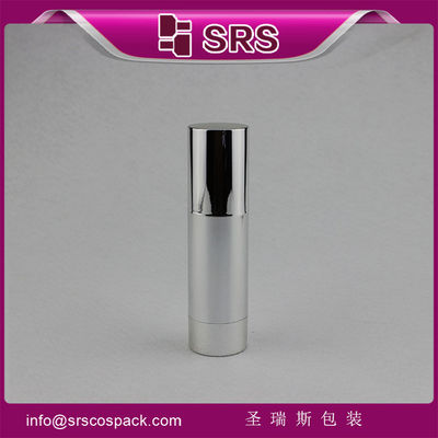 Buy A022 silver color aluminum airless bottle empty from China factory online manufacture