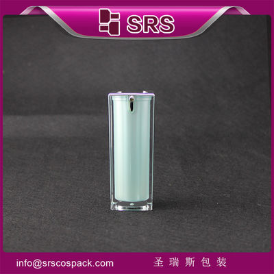 Buy Square shape lotion bottle,A050 15ml 30ml 50ml airless pump bottle online manufacture