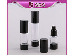 Buy SRS plastic airless serum bottle, cylinder 50ml AS lotion packaging for cosmetic wholesale online manufacture