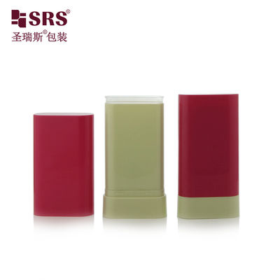 Buy 20g Oval Shape Empty PP Stick Twist Up Personal Care Container deodorant packaging online manufacture