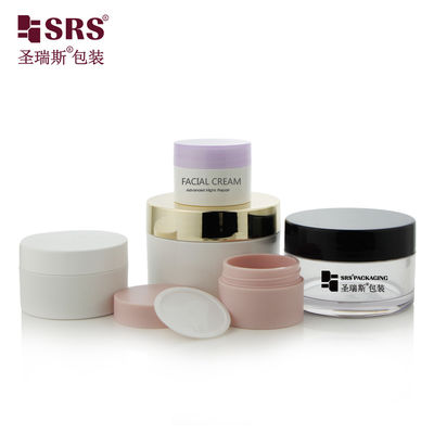Buy 15g 30g 50g 70g 80g 100g Plastic Empty Skincare Cream Container PET Cosmetic Jars online manufacture
