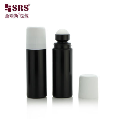 Buy 90ml 3 oz Empty Cosmetic Packaging Gel Roller Ball PP Recycled Material Deodorant Roll On Bottles online manufacture