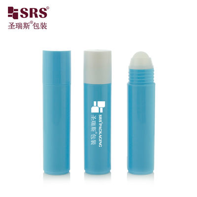 Buy 30ML Round Shape Empty Roller Ball Bottle For Hair Serum With Massage Roll online manufacture