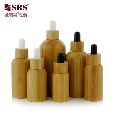 Buy Glass Inner Bottles For Essential Oil Real Luxury Bamboo Dropper Bottle 10ml online manufacture
