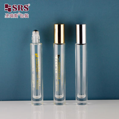 Buy Round Shape Clear Thick Bottom No Leakage Perfume Essential Oil Roller Ball Bottles 10ml online manufacture