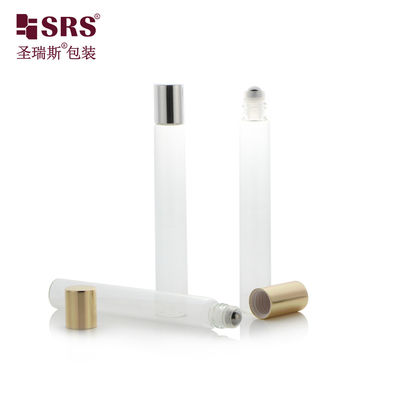 Buy 12ml matte white roll on bottle with metal ball and aluminum cap ,body lotion packaging online manufacture
