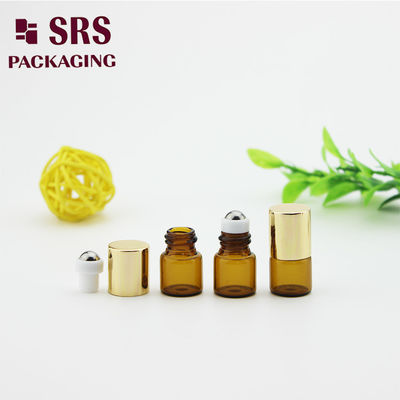 Buy 1ml travel size mini glass roller ball bottle empty for essential oil online manufacture