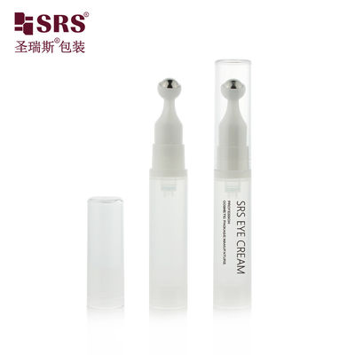 Buy A0031 Injection Customize Color Round Airless Roll On Bottle Packaging Cosmetic Massage Eye Serum Pressing Bottles online manufacture
