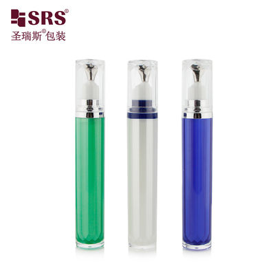 Buy LR001-15ML Painted Custom Color Acrylic Outer Bottle With Metal Applicator For Eye Cream Cosmetic Luxury Packaging online manufacture