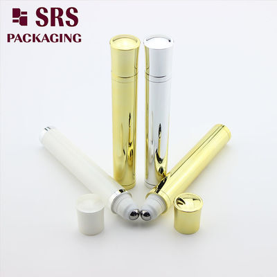 Buy high end luxury empty massage bottle steel ball vibrating face serum bottle online manufacture