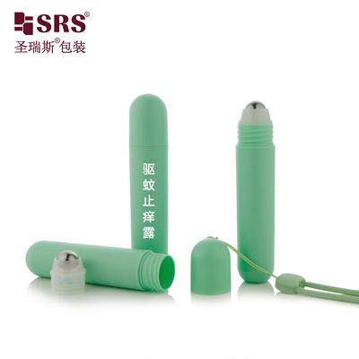 Buy RPPG 25ml Round PP PCR Eco Friendly Roll On Bottle For Antiperspirant Empty Skincare Packaging Massage With Steel Ball online manufacture