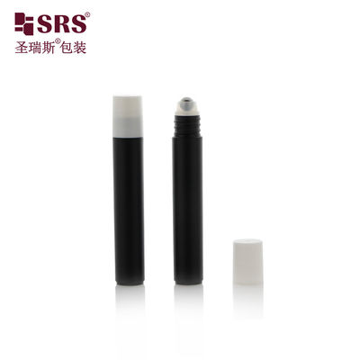 Buy RPP-8ml Black Frosted Injection Customization Roller Bottle for Massage Eye Gel Plastic Injection Applicator Packaging online manufacture