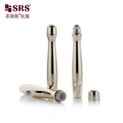 Buy SRS8447-15ML Cosmetic Refresh Liquid Transparent PETG Roll On Bottle With Steel Ball Skincare Products online manufacture