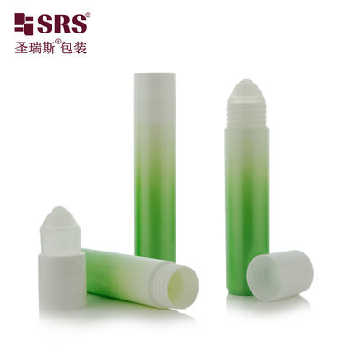 Buy RPP-35ML Round Shape PP PCR Plastic Roll On Small Ball Bottle For Cleaning Liquid Personal Care Packaging Applicator No Leakage online manufacture